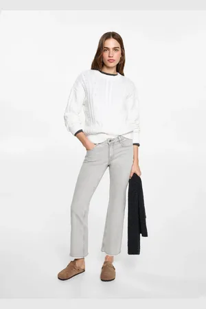 MANGO Kurze Flared-Jeans - Mädchen - XXS