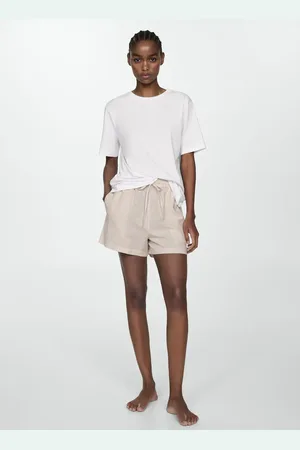 MANGO 2-teiliger Pyjama mit Vichy-Karomuster - Damen - XL