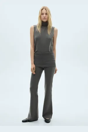 MANGO Ärmelloses Top mit Rollkragen - Damen - XL