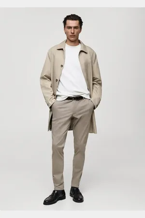 MANGO Slim-Fit-Chinohose Barna aus Serge - Herren - 42