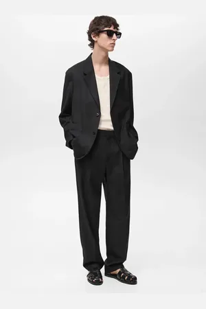 MANGO Relaxed-Fit-Anzughose mit Bundfalten - Herren - 44