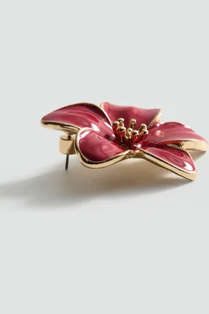 MANGO Ohrringe mit Blumenmotiv - Damen - Einheitsgröße