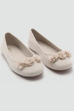 MANGO Ballerina mit floraler Verzierung - Kinder - 35