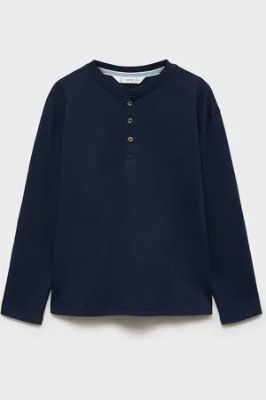 MANGO Langärmliges Baumwoll-T-Shirt - Kinder - 9-10 Jahre