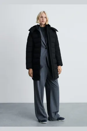 MANGO Wasserabweisender Midi-Steppanorak - Damen - XS