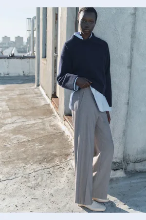 MANGO Wideleg-Hose mit mittlerer Bundhöhe - Damen - 36