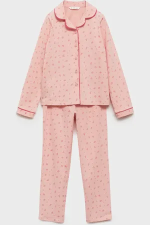 MANGO Langer Baumwoll-Pyjama - Kinder - 11-12 Jahre