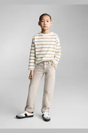 MANGO Gestreiftes Oversized-T-Shirt - Kinder - 9-10 Jahre