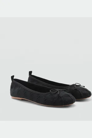 MANGO Bestickte Ballerinas mit Schleife - Kinder - 37