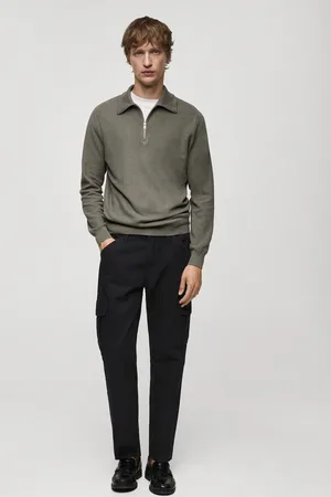 MANGO Straight Fit-Cargojeans - Herren - 36