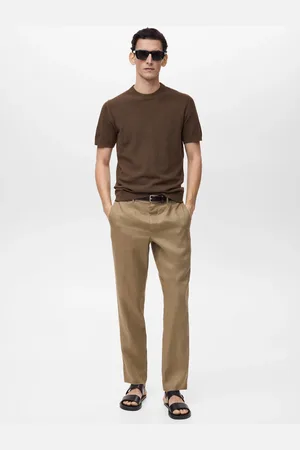 MANGO Slim Fit-Hose aus 100 % Leinen - Herren - 48
