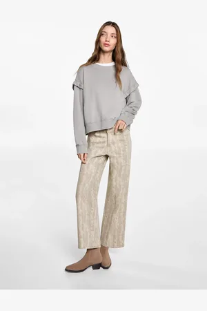 MANGO Gemusterte Culotte-Hose - Mädchen - XS