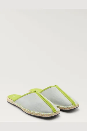 MANGO Pantolette mit kontrastfarbenem Detail - Damen - 39