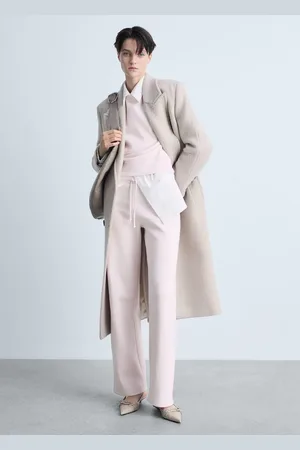 MANGO Wideleg-Joggerpants aus Baumwolle - Damen - L