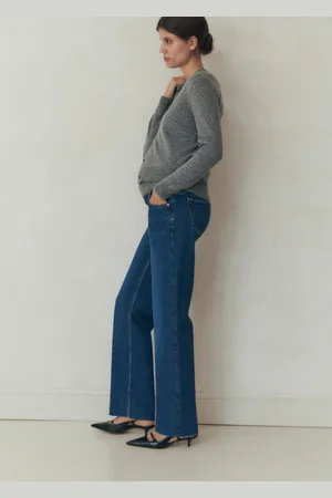 MANGO Wideleg-Umstandsjeans - Damen - 40