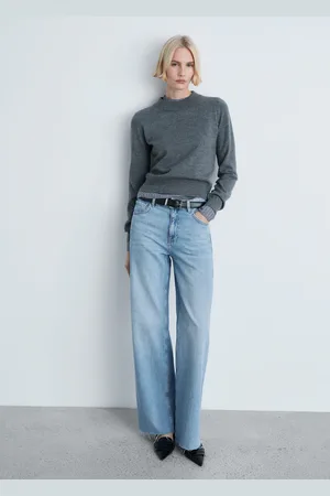 MANGO Wideleg-Jeans mit hoher Bundhöhe Danila - Damen - 40