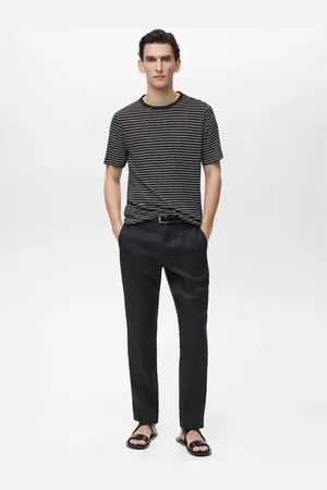 MANGO Slim Fit-Hose aus 100 % Leinen - Herren - 42