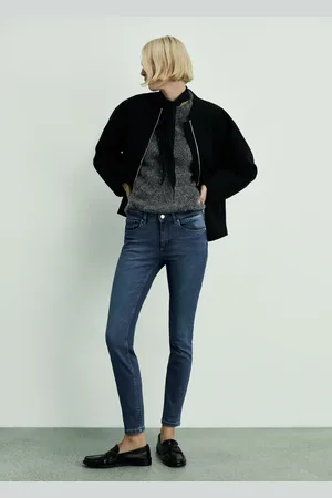 MANGO Skinny-Push-Up-Jeans mit niedriger Bundhöhe - Damen - 34