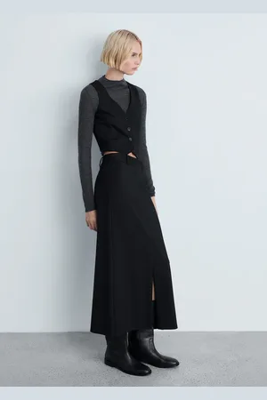MANGO Anzugweste mit Nadelstreifen - Damen - XS