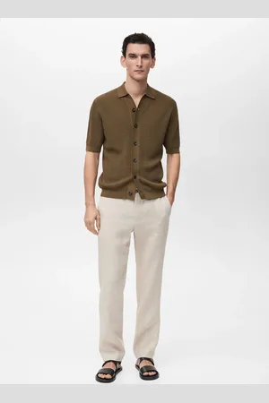 MANGO Slim Fit-Hose aus 100 % Leinen - Herren - 36