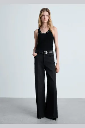 MANGO Geripptes Top mit Kontrastborten - Damen - S