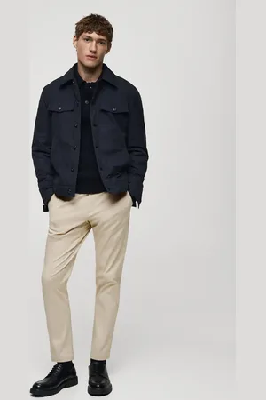 MANGO Tapered-Chinohose Prato in Cropped-Länge - Herren - 40