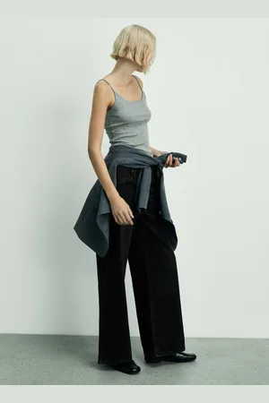 MANGO Wideleg-Jeansm mit niedriger Bundhöhe - Damen - 46
