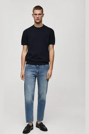 MANGO Cropped Jeans im Carrot Fit - Herren - 38