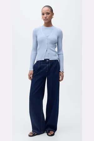 MANGO Strick-Top mit Rippstruktur - Damen - M