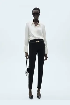 MANGO Leggings mit Nahtdetails - Damen - M