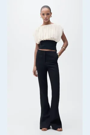 MANGO Kombiniertes Top mit Drapierung - Damen - L