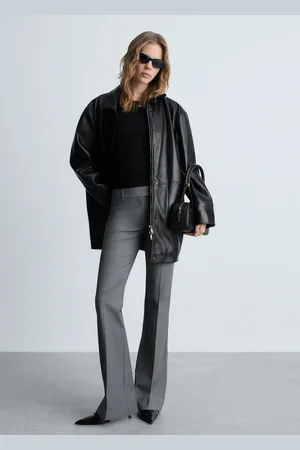 MANGO Geripptes Top aus Baumwoll-Mix - Damen - L