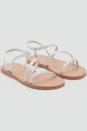 MANGO Sandale mit Flechtriemen - Kinder - 37