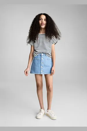 MANGO Gestreiftes T-Shirt mit Cut-Outs im Schulterbereich - Kinder - 11-12 Jahre