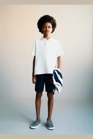 MANGO Baumwoll-Poloshirt mit Rippstruktur - Kinder - 11-12 Jahre