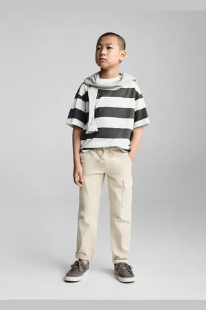 MANGO Gestreiftes Baumwoll-Shirt - Kinder - 5-6 Jahre