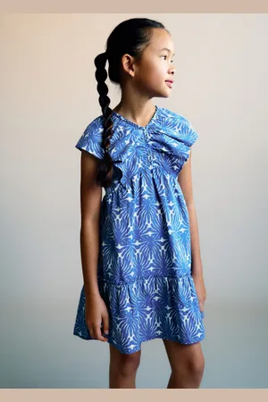 MANGO Gemustertes Kleid mit Rüschenärmel - Kinder - 7