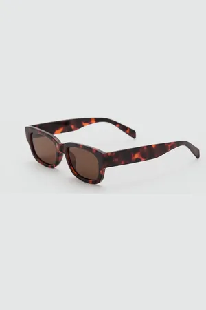 MANGO Sonnenbrille mit rechteckigem Brillengestell - Damen - Einheitsgröße