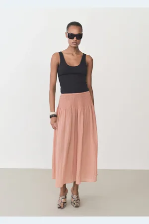 MANGO Baumwolltop mit breiten Trägern - Damen - XL