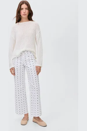MANGO Gerade gemusterte Jeans - Mädchen - S