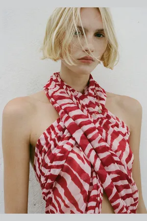 MANGO Schal Baumwollmischung Zebra - Damen - Einheitsgröße