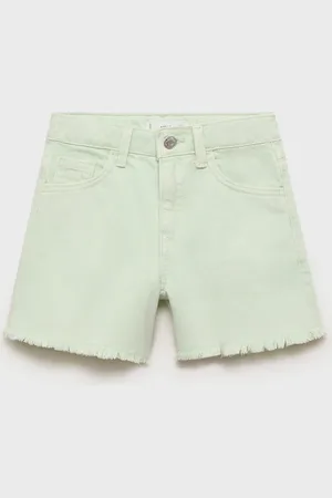MANGO Jeansshorts mit ausgefranstem Saum - Kinder - 13-14 Jahre