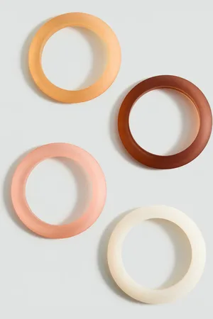 MANGO Set Kombi-Armbänder aus Kunstharz - Damen - Einheitsgröße