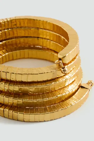 MANGO Armreif in Spiral-Optik - Mädchen - Einheitsgröße