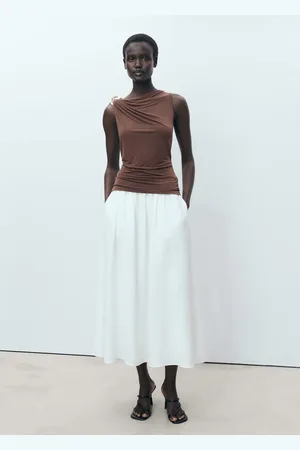 MANGO Tailliertes Top mit Metalldetail - Damen - XS
