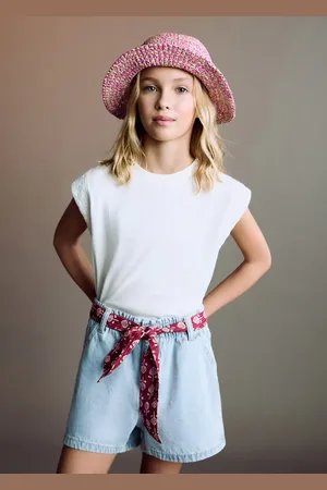 MANGO Jeansshorts mit Schleife - Kinder - 13-14 Jahre