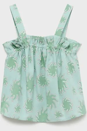 MANGO Gemusterte Bluse mit Trägern - Kinder - 9