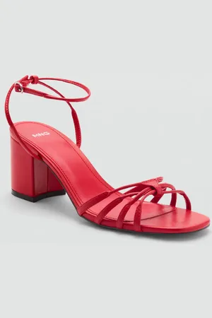 MANGO Riemensandale mit Absatz - Damen - 42