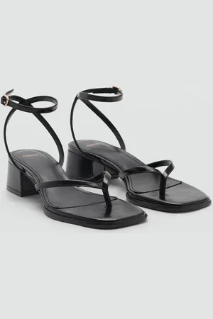MANGO Riemensandale mit Absatz - Damen - 36