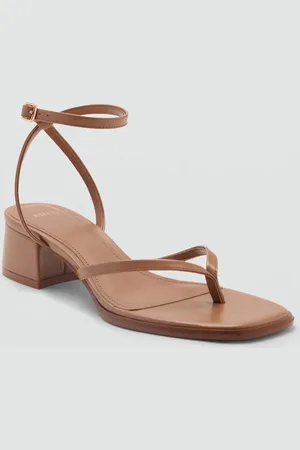 MANGO Riemensandale mit Absatz - Damen - 42